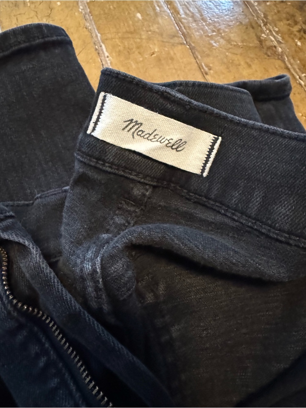 Madewell Black Wide-Leg Jeans - Picture 11 of 13